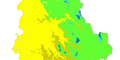 Mapa de Albania clima