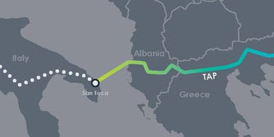 Mapa de toque Albania